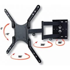 Techly Sienas stiprinājums  for TV LCD/LED/PDP double arm 23-55'' 45 kg VESA black TV un monitoru stiprinājumi, kronšteini