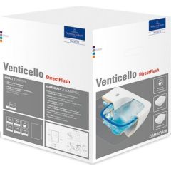 Villeroy & Boch Venticello DirectFlush ar SC slim vāku Sienas  s