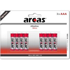 Arcas AAA/LR03, Alkaline, 8 pc(s)