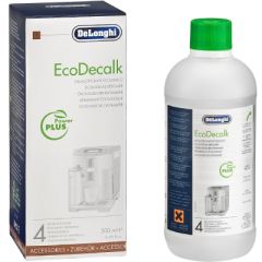 (Ir veikalā) DELONGHI EcoDecalk DLSC500 500ml Ekoloģiskais atkaļķotājs kafijas automātiem