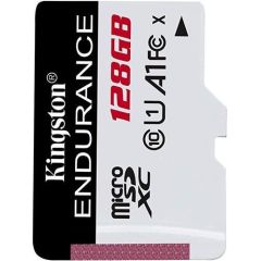 Kingston 128GB microSDXC Endurance 95R/45W C10 A1 UHS-I Card Only
