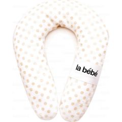 La Bebe™ Nursing La Bebe™ Snug Cotton Nursing Maternity Pillow Eco Dots Art.90957 Подковка для сна/кормления малыша Mit.20x70см