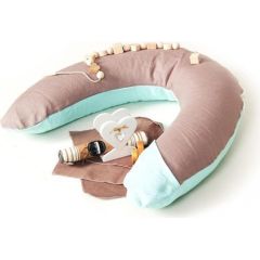 La Bebe™ Nursing La Bebe™ Rich Cotton Nursing Maternity Pillow Art.3302 pakaviņš mazuļa barošanai / gulēšanai / pakaviņš grūtniecēm no dabīga 100% līna 30x175cm.