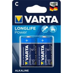 VARTA alkaline batteries R14 (typ C) 2pcs high energy/longlife power Baterijas un akumulatori