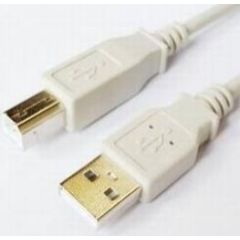 Kabelis Brackton USB Male - USB Female 3m White
