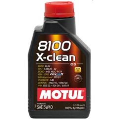 Motul 8100 X-clean 5W40 1L Motora eļļas