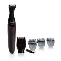 Philips Multigroom series 1000 Ultra precise beard styler MG1100/16 DualCut precision trimmer Detail shaver attachment Fully washable, AA battery / MG1100/16