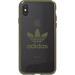 Adidas OR Clear Case Maciņš Apvalks Priekš Apple iPhone X / XS Zaļš (EU Blister)