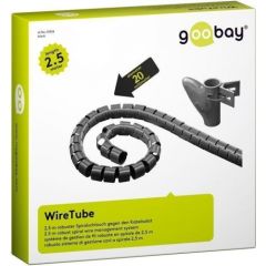 Goobay 51924 WireTube, black, Hanging Box - 2.5 m Citi piederumi 