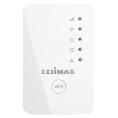 Edimax Extender  140148  10/100 Mbit/s, Ethernet LAN (RJ-45) ports 1, 2.4GHz, Wi-Fi standards 802.11n, 300 Mbit/s, Antenna type Internal, Antennas quantity 2