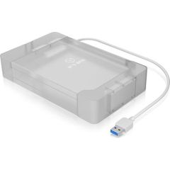 Raidsonic IcyBox External 3,5' / 2,5''' Case SATA III, USB 3.0, White