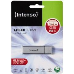 Flashdrive Intenso Ultra Line 128GB USB3, Up to 35/20MBs, Aluminium