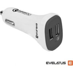 Evelatus Quick Car Charger QCC02  White