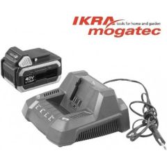 Ikra Mogatec 40V Li-Ion R3 Charger Fast Atra Lādētājs