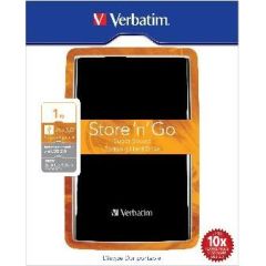 External HDD Verbatim Store & Go G1 2.5inch 1TB USB3.0 Black