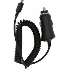 HQ V2 Premium Auto Lādētājs 1A + Micro USB kabelis Melns