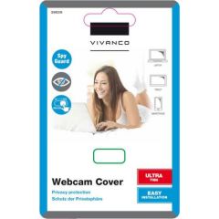 Vivanco webcam cover, black (39639)