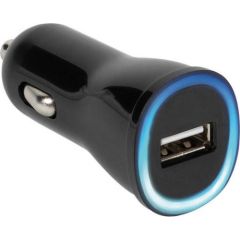 Vivanco auto lādētājs USB 2.1A, melns (36256)