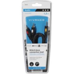 Vivanco кабель 3.5 мм - 2xRCA 1.5 м (46030)