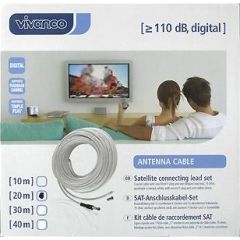 Vivanco антенный кабель SAT 20 м (44061)