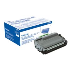 Brother TN-3480 Toner Cartridge, Black Lāzerprinteru izejmateriāli