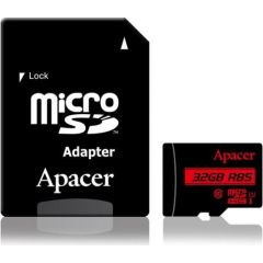 Apacer memory card Micro SDHC 32GB Class 10 UHS-I (up to 85MB/s) +adapter