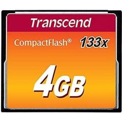 MEMORY COMPACT FLASH 4GB/SLC TS4GCF133 TRANSCEND Atmiņas kartes micro SD SDHC