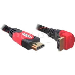 Delock Cable High Speed HDMI with Ethernet HDMI A male > HDMI A male angled 5m