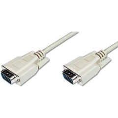 Assmann Cable VGA 1080p 60Hz FHD Type DSUB15/DSUB15 M/M grey 3,0m