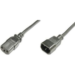 ASSMANN Power Cord Extension cable IEC C14 M (plug)/IEC C13 F (jack) 1,2m black