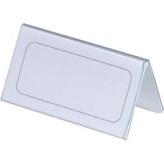 Galda personas karte Durable caurspīdīga, 52/104x100 mm Personas kartes