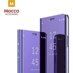 Mocco Clear View Cover Case Grāmatveida Maks Telefonam Samsung N970 Galaxy Note 10 Violets Neoriģinālie Maciņi