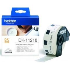 BROTHER DK11218 1"ROUND PAPER LABELS