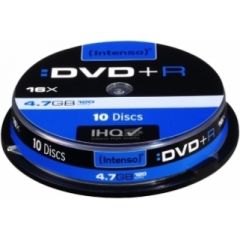 Matricas Intenso DVD+R 4.7 GB 16x 10 Pack Slim Case