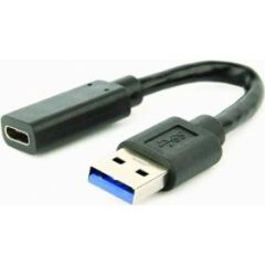 Gembird USB Male - USB Type C Female 0.1m Black