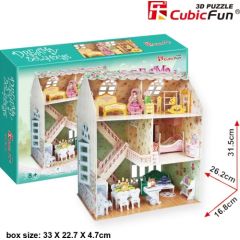 Cubic Fun CubicFun 3D Leļļu māja Dreamy Конструкторы