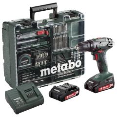 Metabo Akumulatora urbjmašīna BS 18 - Mobile Workshop 74 accessorie