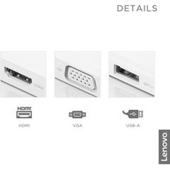 Lenovo 3-in-1 Travel Hub Power Adapter, USB-C