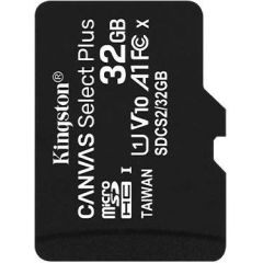 Kingston 32GB micSDHC Canvas Select Plus 100R A1 C10 Single Pack w/o ADP