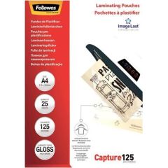 FELLOWES ImageLast A4 125 Micron Laminating Pouch 25pack