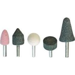 Abrazīvo galviņu kompl  5gb ar turētāju 6mm Piederumi urbjiem