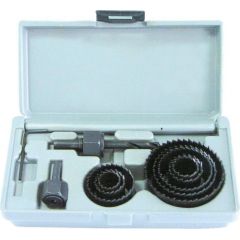 Kroņurbju kompl. kastē 19-22-28-44-51-64mm Piederumi urbjiem