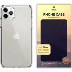 Mocco Original Clear Case 2mm Aizmugurējais Silikona Apvalks Priekš Apple iPhone 11 Pro Max Caurspīdīgs (EU Blister)
