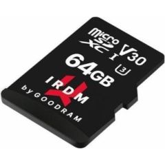 GoodRam microSDXC 64GB + Adapter Atmiņas kartes micro SD SDHC