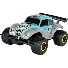 Carrera Auto na radio VW Beetle PX 1:18 szaro-niebieskie (183013)