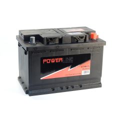 Powerline PL57780 77Ah 780A Startera akumulatoru baterija 278x175x190-+