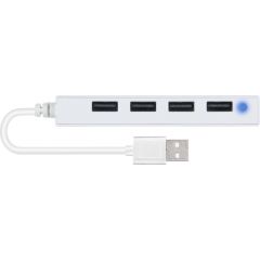 Speedlink USB hub Snappy Slim 4-port USB 2.0 Passive, белый (SL-140000-WE)