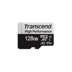 Transcend Memory card 128GB microSD w/ adapter UHS-I U3 A2