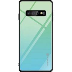 Evelatus Samsung S9 Gradient Glass Case 6  Lagoon Neoriģinālie Maciņi