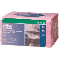 Lupatiņas TORK PREMIUM W8 sistemai,izmēri: 38 x 30 cm., 40gab./iepak., rozā krāsā